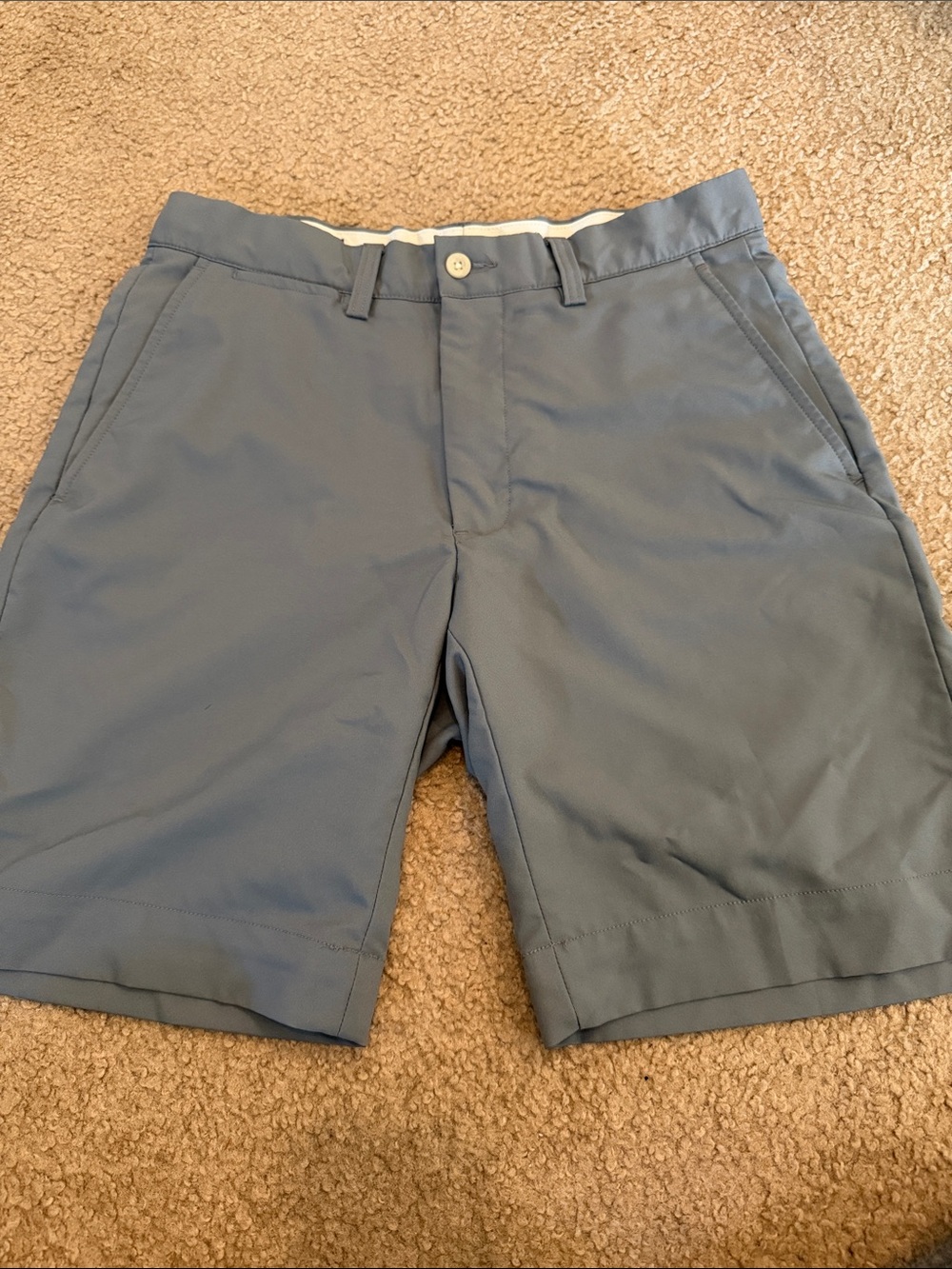 Ralph Lauren Slate Blue Flat-Front Men's Shorts